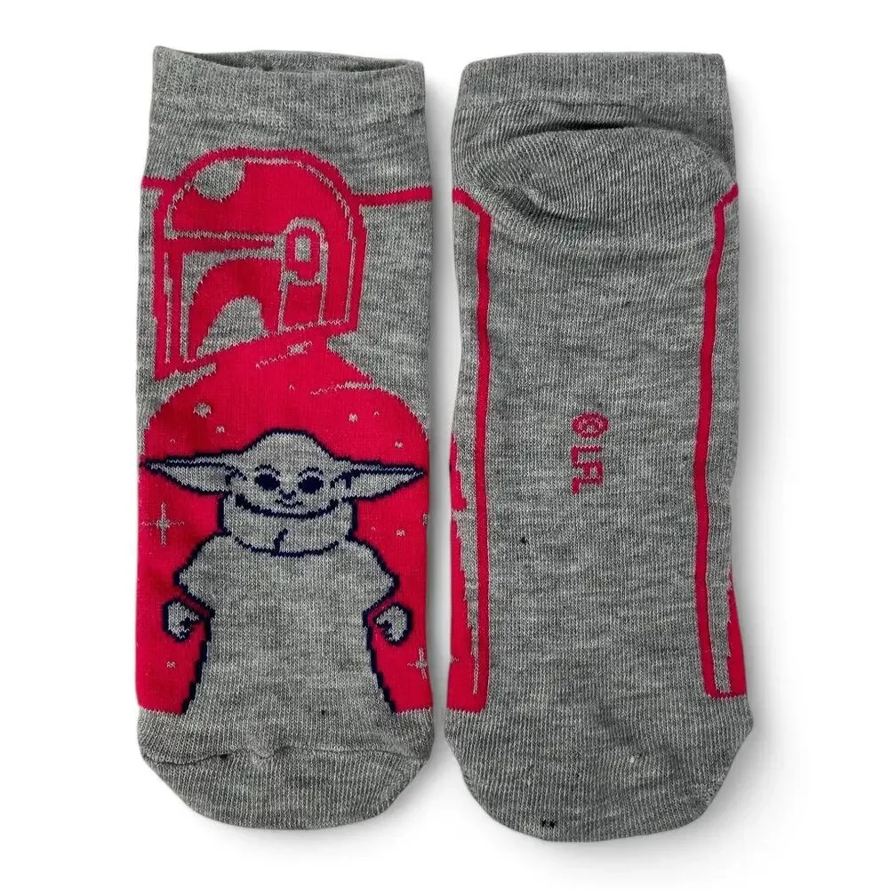 Mandalorian and Baby Yoda No Show Socks Star Wars Grogu The Child
